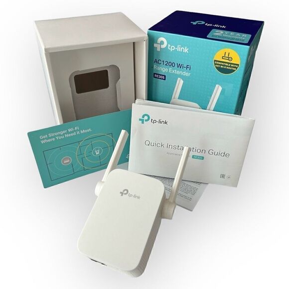 TP-LINK RE305 High Speed Dual-Band Wi-Fi Extension Wireless Range Extender - Picture 1 of 9